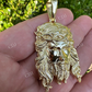 14k Solid Gold Jesus Piece Pendant  customdiamjewel   