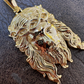 14k Solid Gold Jesus Piece Pendant  customdiamjewel   