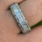 Iced Baguette Diamond Wedding Band For Men  customdiamjewel   