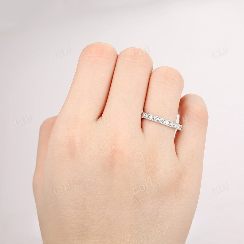 0.66CTW U-prong Set Natural Diamond Wedding Band, Wedding Band customdiamjewel   