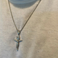 14K Gold Plain Cross Jesus Crucifix Pendant  customdiamjewel   