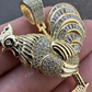 Rooster Gallo Solid Gold Hip Hop Pendant  customdiamjewel   