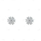 Round Shape Moissanite Diamond Gold Plated Daily Wear Earrings hip hop jewelry CustomDiamJewel