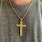 14k Gold Cross Pendant For Men  customdiamjewel   