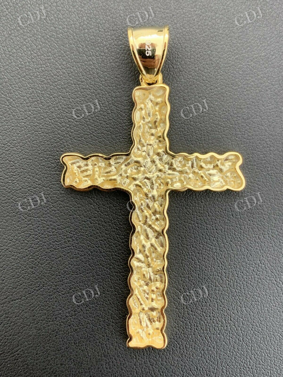 14k Gold Cross Pendant For Men  customdiamjewel   