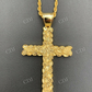 14k Gold Cross Pendant For Men  customdiamjewel   