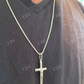 925 Sterling Silver Cross Jesus Pendant  customdiamjewel   