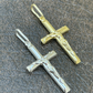 925 Sterling Silver Cross Jesus Pendant  customdiamjewel   