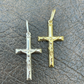 925 Sterling Silver Cross Jesus Pendant  customdiamjewel   