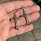 925 Sterling Silver Cross Jesus Pendant  customdiamjewel   