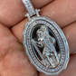 Baguette Diamond St Christopher Pendant  customdiamjewel   