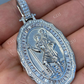 Baguette Diamond St Christopher Pendant  customdiamjewel   