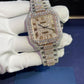 Hip Hop Cartier Automatic Swiss Movement Watch  customdiamjewel   