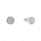 Double Row Diamond Simple Women Earrings hip hop jewelry CustomDiamJewel