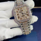 Hip Hop Cartier Automatic Swiss Movement Watch  customdiamjewel   