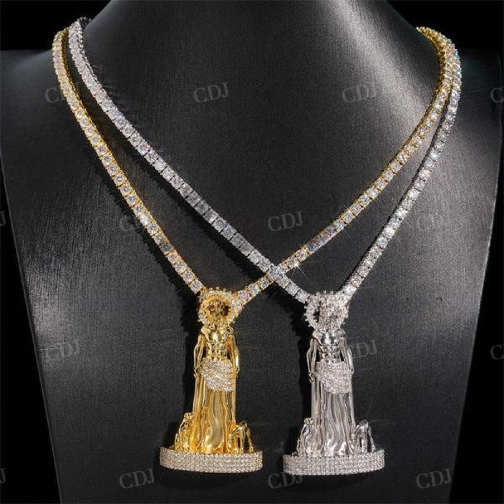 Hip Hop Men Jesus Body Diamond Pendant  customdiamjewel   