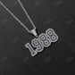 Hip Hop Moissanite Custom Number Letter Pendant  CustomDiamJewel   