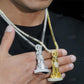 Hip Hop Men Jesus Body Diamond Pendant  customdiamjewel   