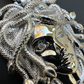 925 Sterling Silver Medusa Head Pendant  customdiamjewel   