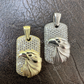 14k Gold Eagle Bird Pendant For Men  customdiamjewel   