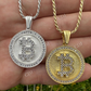 Iced Letter B BITCOIN Diamond Pendant  customdiamjewel   