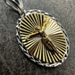 Two Tone Jesus Medallion Pendant  customdiamjewel   