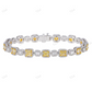 Fancy Yellow CVD Diamonds Bracelet hip hop jewelry CustomDiamJewel