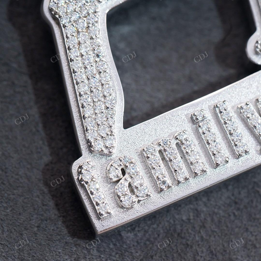 Custom FBM Letter Iced Out Hip Hop Pendant hip hop jewelry CustomDiamJewel   