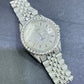 36 mm Rolex Jubilee Full White Moissanite Watch  customdiamjewel   