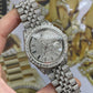 36 mm Rolex Jubilee Full White Moissanite Watch  customdiamjewel   