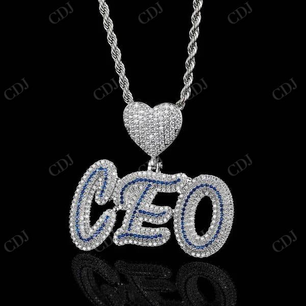 Moissanite Hip Hop Custom Pendants  customdiamjewel   