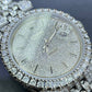 36 mm Rolex Jubilee Full White Moissanite Watch  customdiamjewel   