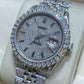 36 mm Rolex Jubilee Full White Moissanite Watch  customdiamjewel   