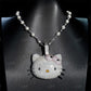 Iced Out Custom Made Hello Kitty Diamond Pendant  customdiamjewel   