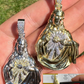 14k Gold Big Jesus Piece Iced Pendant  customdiamjewel   