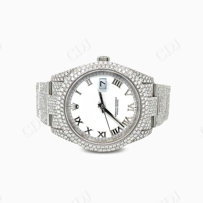 Custom Rolex Diamond Iced Out Watch  customdiamjewel   