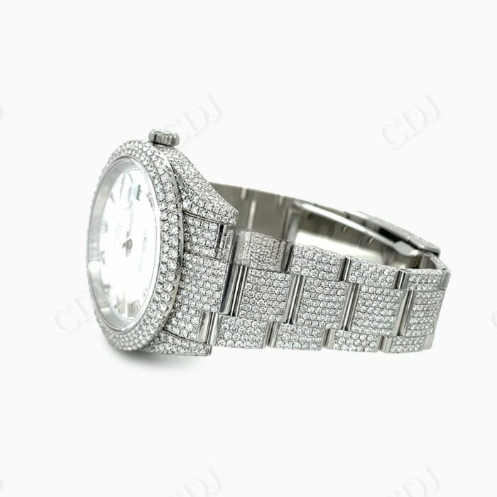 Custom Rolex Diamond Iced Out Watch  customdiamjewel   