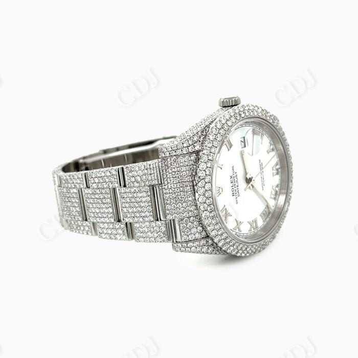 Custom Rolex Diamond Iced Out Watch  customdiamjewel   