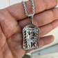 Round Diamond Jesus Iced Pendant  customdiamjewel   