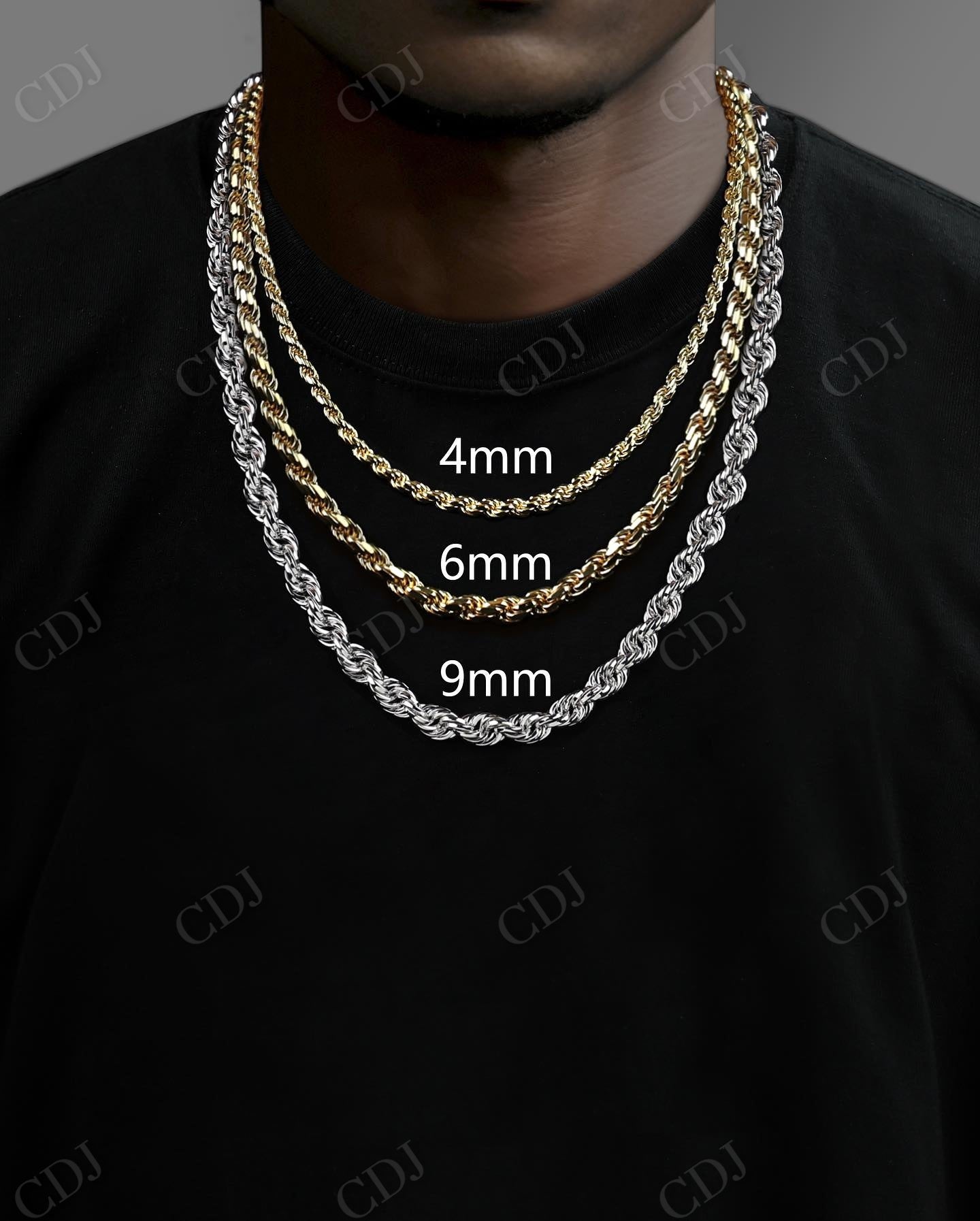 Best Quality VVS Clarity Moissanite Diamond Cuban Link Chain hip hop jewelry CustomDiamJewel   