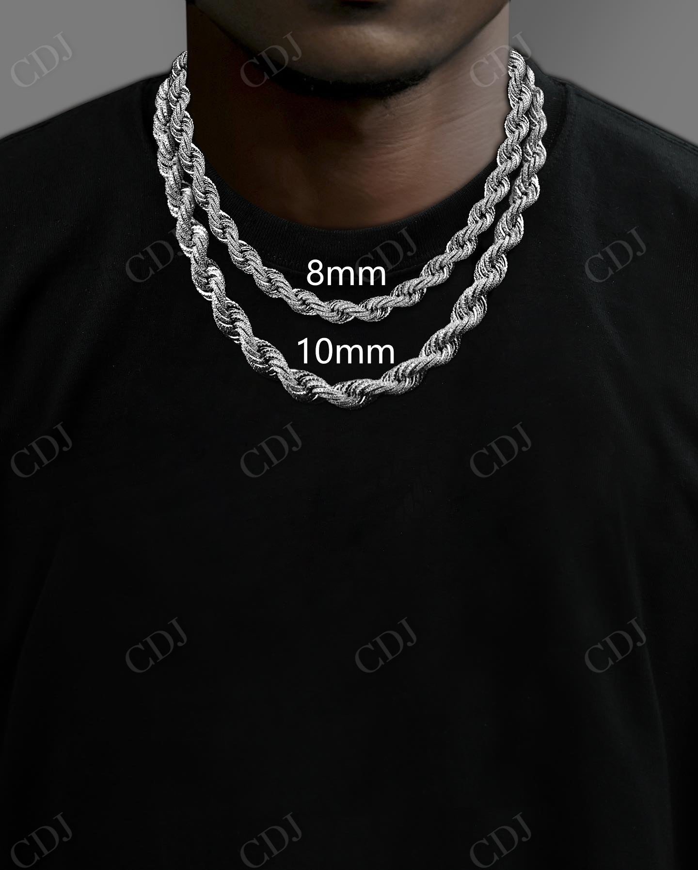 Best Quality VVS Clarity Moissanite Diamond Cuban Link Chain hip hop jewelry CustomDiamJewel   