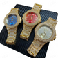 Patek Phillip Hip hop wrist Watch  customdiamjewel   