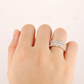 5.70CTW Three Row Lab Grown Diamond Wedding Band  customdiamjewel   