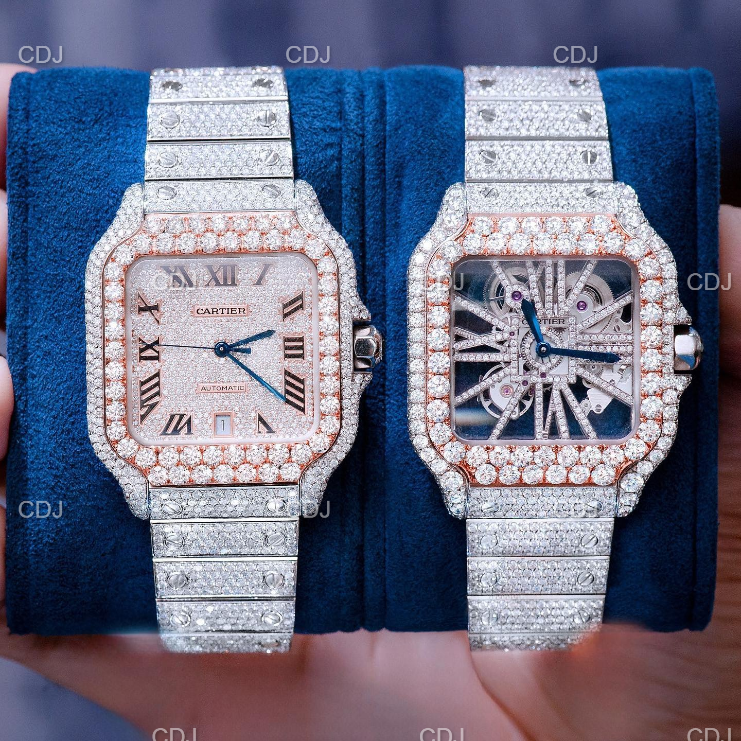 Iced Out Watch For Men  customdiamjewel   