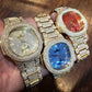 Patek Phillip Hip hop wrist Watch  customdiamjewel   