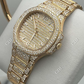 Fully Iced Out Hip Hop VVS Watch  customdiamjewel   