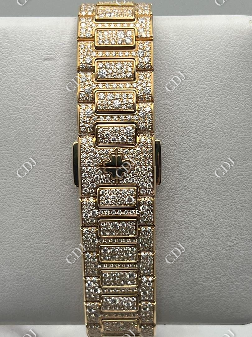 Fully Iced Out Hip Hop VVS Watch  customdiamjewel   