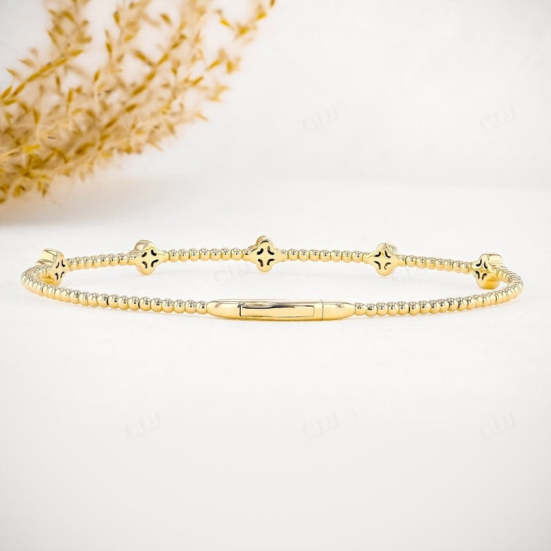 0.33CTW Flower Cluster Lab Grown Diamond Bracelet  customdiamjewel   