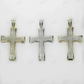 14k Gold Round Diamond Cross Pendant  customdiamjewel   