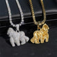 Iced Out Gorilla Diamonds Pendant For Men  customdiamjewel   